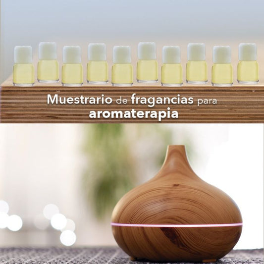 Muestrario fragancias para aromaterapia - 10 Pz