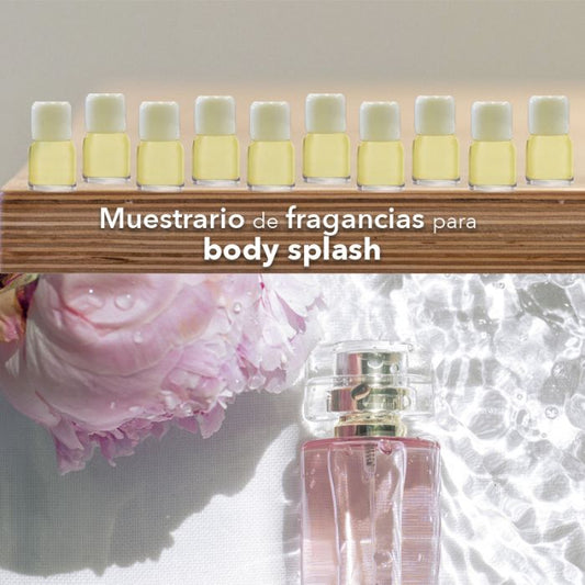 Muestrario fragancias body splash - 10 Pz