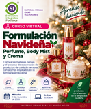 Curso Formulación Navideña: Perfume, Body Mist y Crema 4 de Noviembre
