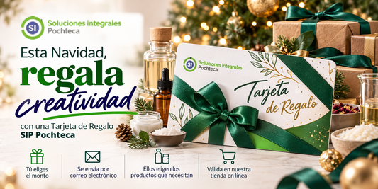 Tarjeta de regalo SIP Pochteca – Regala creatividad esta Navidad 🎁