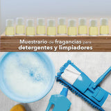 Muestrario fragancias para detergentes y limpiadores - 10 Pz