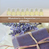 Muestrario fragancias para jabones - 8 Pz