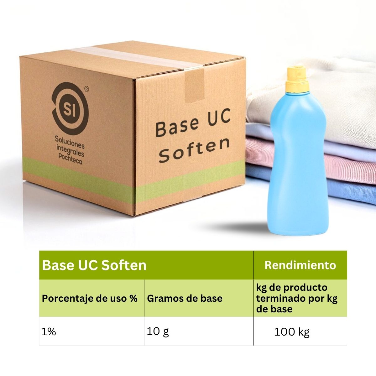 Base ultra concentrada suavizante