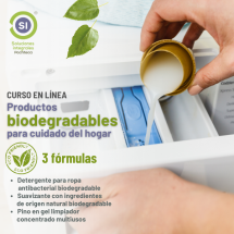 Curso online | Productos Biodegradables para Cuidado del Hogar (Fecha del curso: 13 noviembre 2024)