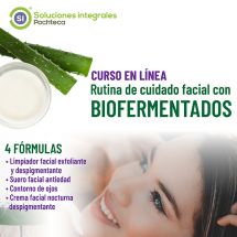 Curso online | Rutina de cuidado facial con biofermentados (Fecha de curso: 4 diciembre 2024)